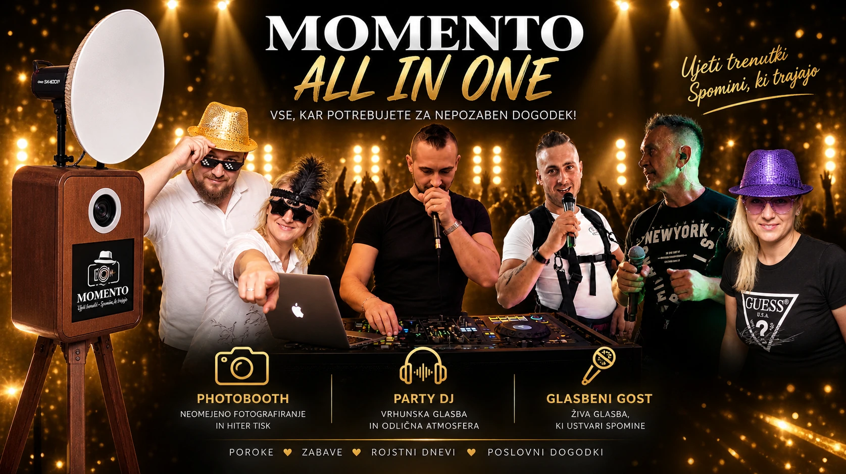 Celovito organiziran slavnostni dogodek MOMENTO All in One