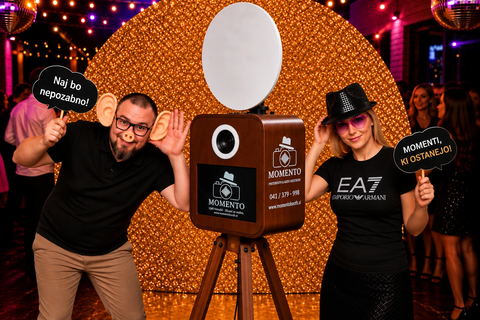 MOMENTO Photobooth – osrednja storitev za dogodke